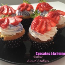Cupcakes à la fraise